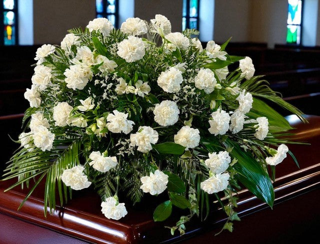 Snowfall of Memory Casket Flowers
